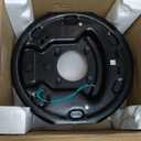 VEVOR Electric Trailer Brake Assembly, 10" x 2-1/4", 1 Pair Self-Adjusting Electric Brakes Kit for 3500 lbs Axle, 4-Hole Mounting, Backing Plates for Brake System Part Replacement (1 Right + 1 Left)