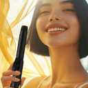 Farery Curling Iron 1 Inch & Flat Iron, 2-in-1 Europe Compact Travel Size Curling Wand, Dual Voltage Mini Hair Straightener with 4 Adjustable Temp for Short Hair