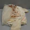 Weileenice Vintage Off The Shoulder Flower Girl Dress Lace Embroidery Little/Big Girls Wedding Bridesmaid Holiday Ballgown (4-5T, Light Champagne)