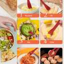Spatula Cooking Utensils, Spatula Multi Function Whisk for cooking, Tong, Kitchen use, Multifunction spatula spoon egg scrambler, Multifunctional Egg Beater Quickly Whisks, Stir, Mix, Scoop