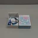 Kids Headphones, Bluetooth 5.2 Air Conduction Open Ear Headphones, 85dB Volume Limiting, Stereo Sound with Mic, IPX5 Waterproof, 20H Playtime, Perfect for School and Outdoor Activities-Blue