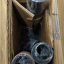 ROTHLEY 9.8 FT ADA Industrial Handrails for Indoor Stairs: Metal Staircase Handrails Wall Mount Stair Handrail 1.6" Sturdy Pipe Hand Railings for Steps Matt Black Powder Coat Stairway Railing