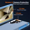 Hualele for Samsung Galaxy S25 Ultra Case,[Military Grade Protection] [Dropproof Shcokproof] Anti-Slip Grip Dual Layer Rugged Heavy Duty Galaxy S25 Ultra Phone Case,Dark Blue