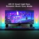 Barhootao RGB Light Bar,Smart LED Light Bar for Room,16 Million Colors,Three Control Modes,Dynamic Music Sync Mode,213 Preset Modes,USB InterfaceWithout Adapter