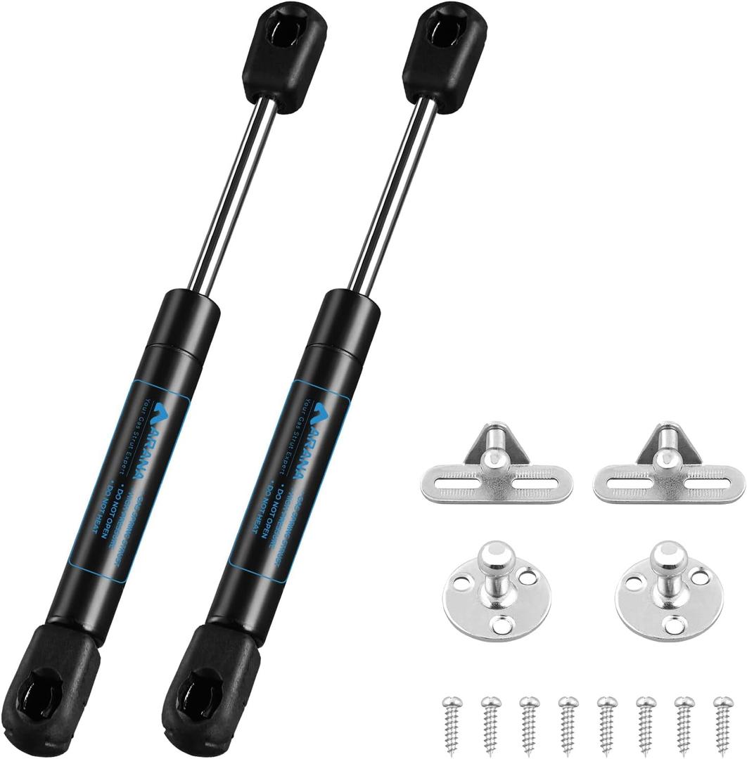 ARANA 10 Inch Gas Struts10 Lb/45 N, Gas Shocks Spring 10", Tool Box Strut for Cabinets Truck Toolbox Boat Lid Lift Support