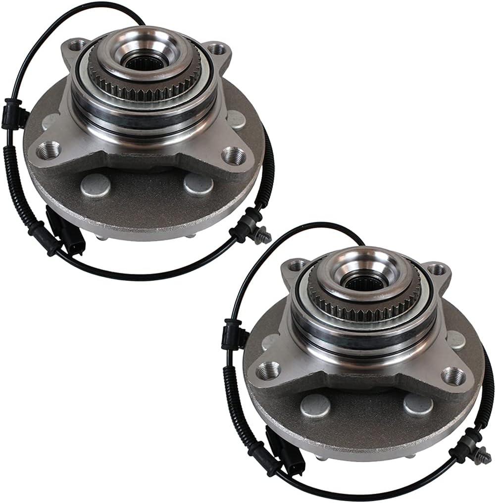 Autoround 515142 [2-Pack] 4WD Front Wheel Bearing and Hub Assembly Compatible with 2011-2014 Ford F-150 Expedition, Lincoln Navigator, 6 Lug W/ABS (Exc. Heavy Duty)
