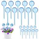 20 Pcs Watering Globes, Plastic Self Watering Bulbs Automatic Watering Stakes Devices, Plant Waterer Self Watering Bulbs for Garden Home Plants