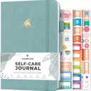 Clever Fox Self-Care Journal  Daily Reflection Notebook  Mental Health & Personal Development Planner, Meditation & Mood Log, A5 (Blue Surf)