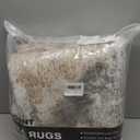 Area Rug Living Room Rugs: 5x7 Washable Large Abstract Modern Soft Stain Resistant Indoor Floor Non Slip Accent Carpet for Bedroom Nursery Playroom Dining Room Office Dorm Home House Decor- Brown