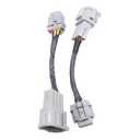 HiSport 2PCS Headlight Conversion Adapters Compatible with Nissan 350z 2003 2004 2005 HID Wiring 8 to Halogen 6