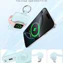 RORRY Portable Charger, 10000mAh PD 20W Fast Charging Portable Charger Power Bank with Built in Cables, Travel Battery Pack for iPhone and Apple Watch Ultra/11/10/9/8/7/6/5, Green