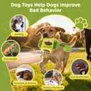 2 x Squeaky Dog Toys, No Stuffing Interactive Dog Chew Toys Built-in Squeaker and Crinkle Paper Sounds Snuffle Foraging Instinct Training Puppy Chew Toys for Small Medium Dogs