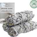 SOUL STICKS 4 Inch 6-Pack Organic California White Sage Smudge Sticks Bulk for Home Cleansing, Negative Energy Removal, Good Energy Meditation & Smudging Rituals | Pure Sage Bundles