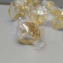 FillTouch Gold Napkin Rings Set of 12 Rhinestone Moon and Star Metal Napkin Holder Eid al Adha Mubarak Napkin Rings Napkin Buckles Eid al Adha Mubarak Table Decoration for Muslim Theme Party