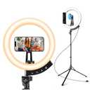 Aureday 12'' Ring Light with 62'' Tripod Stand and Magnetic Phone Holder, LED Ringlight with Selfie Wireless Remote, Circle Lighting for Video Recording, Makeup, TikTok, Photography