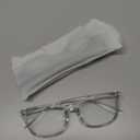 Gaoye Eyewear Frames for Men - Blue Light Blocking Square Glasses, Anti UV Ray Computer Gaming, Blue Blockers for Women (*Black & Transparent)