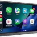 7" Double Din Car Stereo with Wireless Apple CarPlay & Android Auto, Built-in DSP Exclusive, 240W Hi-Power Audio, Bluetooth 5.3 Handsfree, FM Radio, Steering Wheel Control, Auto Backup Camera