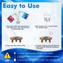 JHKL Epoxy Deep Pour Epoxy Resin Kit, 2 to 4 Inch Depth High Gloss & Clear, Bubble Free Self Level 2:1 Epoxy Resin for Craft River Table,Wood Filler, Bar Top, Coating Casting (1.5Gal)