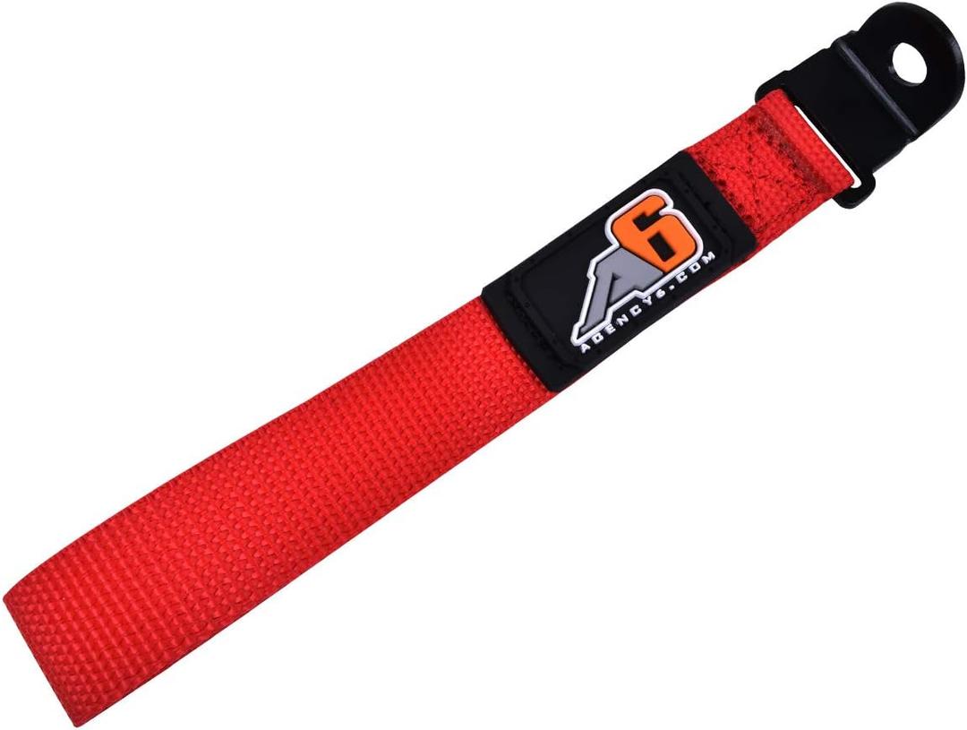 Agency 6 Rear LIFTGATE Hatch Pull Strap -Fits Toyota 4Runner - 5TH GEN - RED