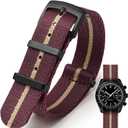 Military Ballistic Nylon Watch Band Heavy Buckle 18mm 20mm 22mm 24mm Thick G10 Premium Nylon Watch Bands Smart Watch Replacement Band Strap for Men Women