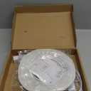 Small Table Lamp, Cute Paper Lamp, Ambient Lighting Lamp, Cozy Bedside Lamp, Minimalist Warm Glow Light for Bedroom Living Room Kids Room Dorm (8in Tall)