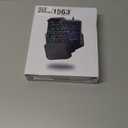 RedThunder One Handed Gaming Keyboard RGB Backlit 35 Keys Portable Mini Gaming Keypad Ergonomic Game Controller for PC Gamer