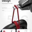 JSAUX Micro USB Charger Cable, (3-Pack 3.3ft+6.6ft+10ft) for Android Charger Micro USB to USB A Nylon Braided Cord Compatible with Samsung Galaxy S6 S7 Edge Note 5, Kindle and More-Red