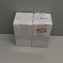 WHJY Set of 2 Airtight Glass Jars, 45oz Jar of Hearts Cute Cookie Jar Decorative Jars with Lids Candy Jars for Candy Buffet Heart Shaped Lid - Stripes Textured