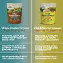 Manna Pro Medicated Chick Starter Grower Feed, Dried High Protein Chicken Food Crumbles with Amprolium for Coccidiosis Prevention, Complete Chicken Feed for Baby Chicks, 5 lb Bag