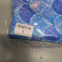 Funnycokid Girls Dress Summer Sleeveless Sundress Birthday Outfit Twirly Mermaid Party Kids 4-15 Years (Blue, L)