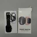 Dakofied Smart Watch (Answer/Make Calls), 1.85" Smart Watches for Women Men Digital Watch Fitness Tracker with 100+ Sport Modes Heart Rate Monitor for iOS Android Phones Waterproof (Black)