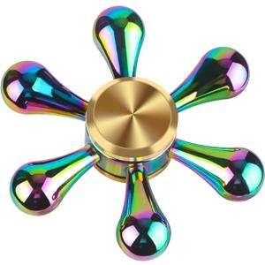 ATESSON Fidget Spinners Toy,Ultra Durable Stainless Steel Bearing High Speed 2-5 Min Precision Brass Metal Finger Spinner,EDC ADHD Stress Relief Anxiety Relieves Reducer for Kids and Adults