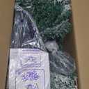 4.5 ft. Pre-Lit Snow Flocked Hinged Pine Artificial Christmas Tree with 200 Warm LED Lights