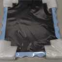 8x10 Wavy Picture Frame with Mat for 5x7, Real Glass and Wooden Frame - Tabletop or Wall Hanging Photo Frame(1 Pack, Blue)