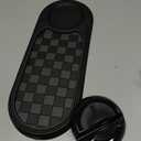 Universal Anti-Slip Car Dashboard Mat with 360 Rotating Phone Holder Multi-Functional Organizer Pad for Phones, Sunglasses, Keys, and Daily Essentials (Gray Black)