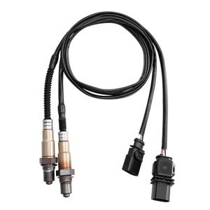 HTMXJA 2Pcs Upstream and Downstream Oxygen O2 Sensor for Beetle 20122014 2.5L,Passat 20122014 2.5L,Golf 20102014 2.5L,Jetta 20052014 2.5L,Rabbit 20062009 2.5L.OE# 2344754 2345102