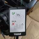 Thule Outpace 3 Bike Hitch Rack, Compact & Light, Folding Platform Design, Fits Most Bike Styles, 110lb Capacity, 2" & 1.25" Hitch