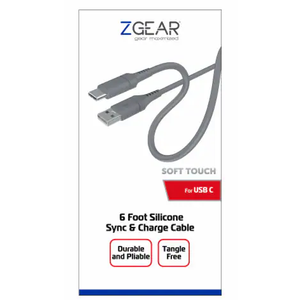 ZGear 6 Foot Sync Charge Cable For USB-C To USB-C