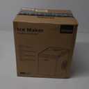 Silonn Ice Makers Countertop, 9 Cubes Ready in 6 Mins, 26lbs in 24Hrs, Self-Cleaning Ice Machine with Ice Scoop and Basket, 2 Sizes of Bullet Ice, Stainless Steel