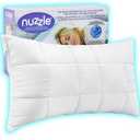 Nuzzle Adjustable Firm Pillow Queen Size, Luxury Bed Pillow Hotel Collection - Best Adjust Height Soft Cooling Pillow for Back, Stomach or Side Sleepers