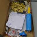 2 Pack Balloon Tower, Include 100 Balloons, 6.5 Feet Height Adjustable Balloon Column, Easy Assembly Balloon Stand for Party Decoration (Black and Gold)