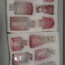 12Pcs Glass Bud Vase Set, Small Flower Vase for Centerpieces, Pink Bud Vases in Bulk, Mini Vintage Vase for Rustic Wedding Decorations