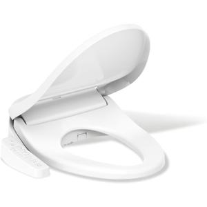 KOHLER PureWash E580 Elongated Bidet Toilet Seat, White | 32330-0, Quiet-Close Lid Prevents Slamming, Self-Cleaning Wand