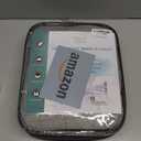 puredown Blankets Queen Size - Soft Lightweight Down Blanket for Bed, Cozy Warm Luxury Bed Blanket with Satin Trim, Dark Gray (90"X90")