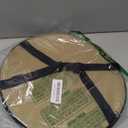 13" Anti Slip Round Stool Cushions with Straps,Thick Circle Chair Pad for Kitchen Dining Chairs,Detachable Round Chair Cushion Cover with Rubber Granule Bottom for Bistro Bar High Stool Black