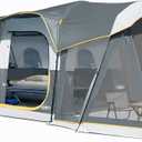 UNP Camping Tent 8 Person Waterproof Big Tunnel Tent with Screen Porch,Family Outdoor Large Tents for Camping 20' x 9' x 80in(H)