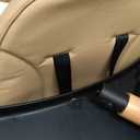 6 in 1 High Chair for Babies & Toddlers, Convertible Wooden Baby Highchair, Table and Chair Set, Baby Feeding Chair, 5-Point Adjustable Harness/4-Position Removable Tray& PU Seat Cushion (Black)
