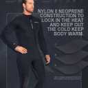 Seaskin 5mm Wetsuits for Men Front Zip Full Wetsuit (XX-Large, Black)