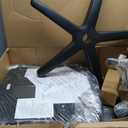 Flash Furniture Jessica High Back Black Fabric Executive Swivel Office Chair with Arms