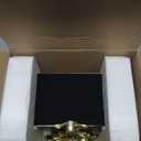 Christmas Stocking Holders for Mantle Set of 2 Green Xmas Tree Stocking Hangers Sturdy Hooks with Gold Non-Slip Base for Fireplace Christmas Gifts Holiday Party Decoration